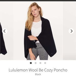Lululemon Wool Be Cozy Poncho